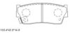 ASIMCO KD3710 Brake Pad Set, disc brake